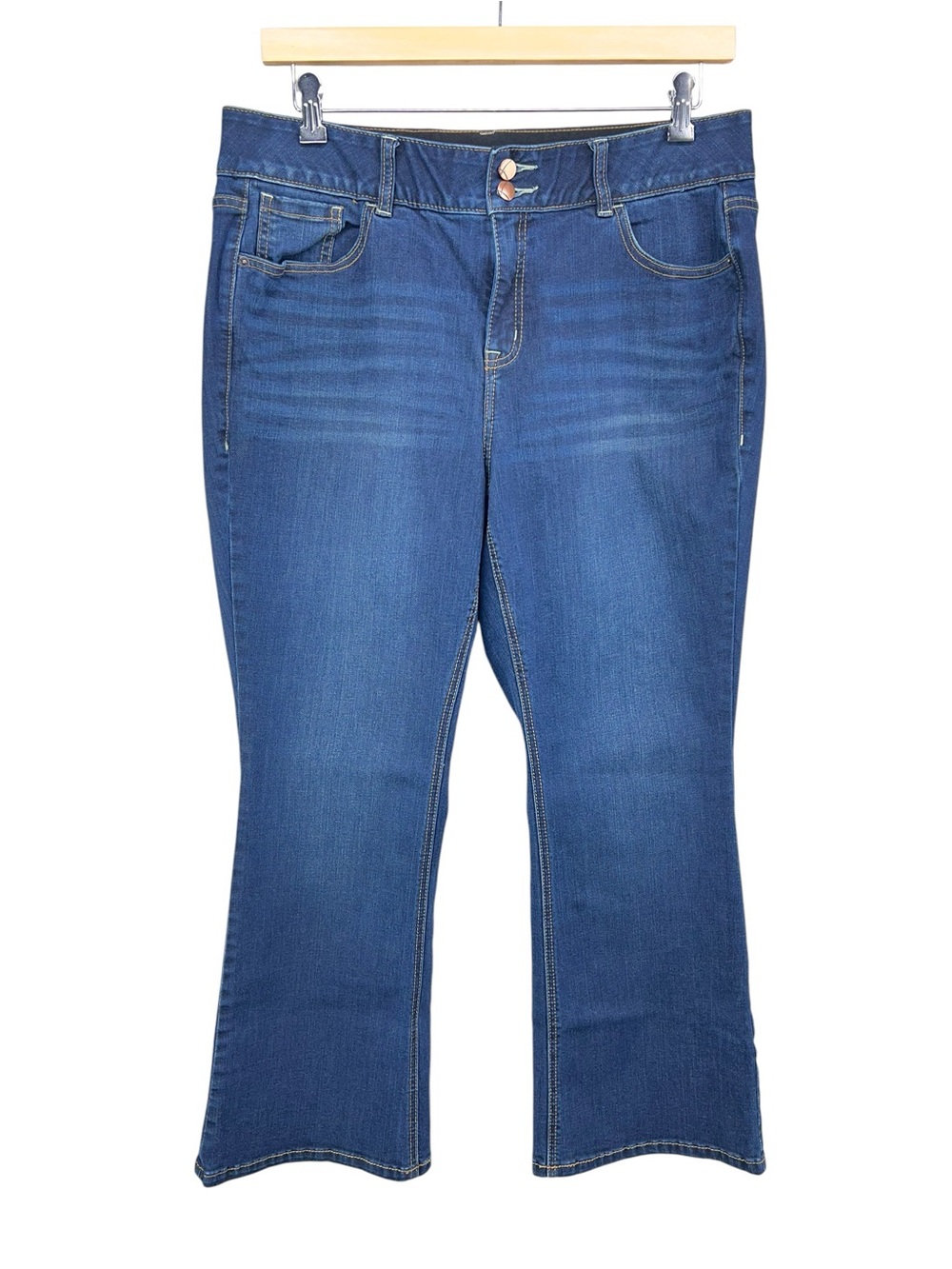 Lane Bryant High Rise Boot Cut Jeans Womens 16 Short